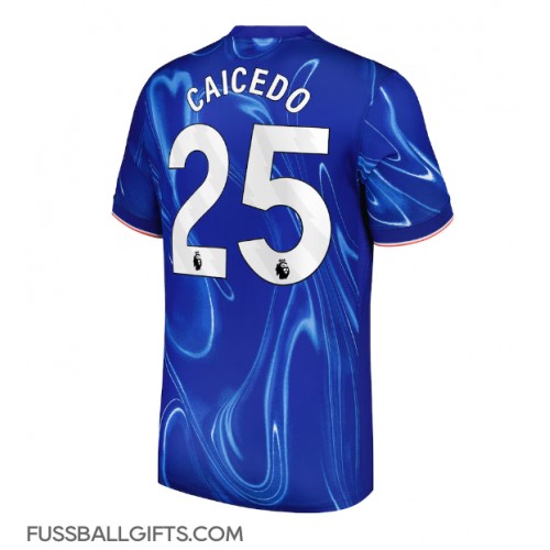 Chelsea Moises Caicedo #25 Fußballbekleidung Heimtrikot 2024-25 Kurzarm